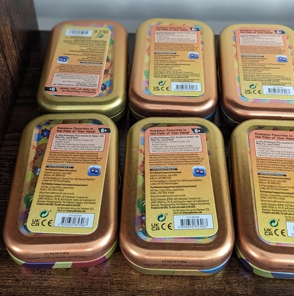*NO PACKS* Pokemon 151 Mini Tins Set - Tin, Coin, Art Card and Display Box - Picture 14 of 15